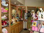 A photo of the gift shop, fully stocked with merchandise